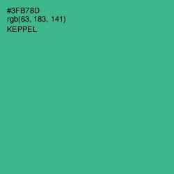 #3FB78D - Keppel Color Image