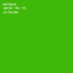#3FB80A - La Palma Color Image