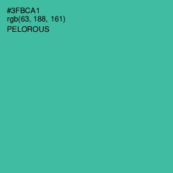 #3FBCA1 - Pelorous Color Image