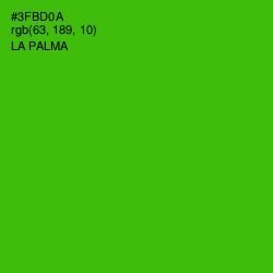 #3FBD0A - La Palma Color Image