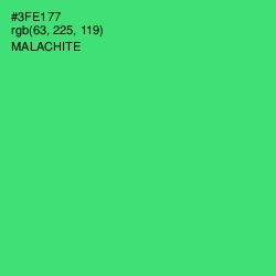#3FE177 - Malachite Color Image