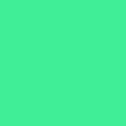 #3FEE97 - Shamrock Color Image