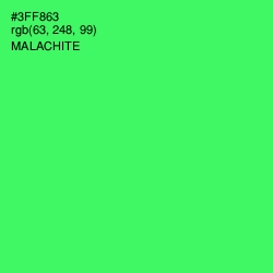 #3FF863 - Malachite Color Image