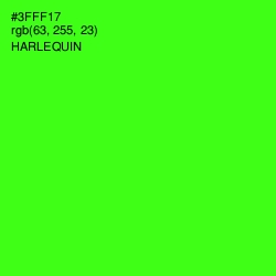 #3FFF17 - Harlequin Color Image