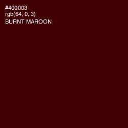 #400003 - Burnt Maroon Color Image