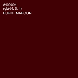 #400004 - Burnt Maroon Color Image