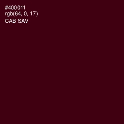 #400011 - Cab Sav Color Image