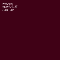 #400016 - Cab Sav Color Image