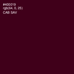 #400019 - Cab Sav Color Image