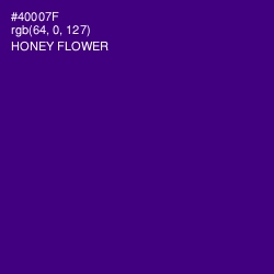 #40007F - Honey Flower Color Image