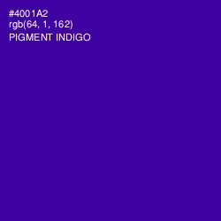 #4001A2 - Pigment Indigo Color Image