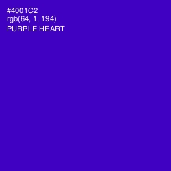 #4001C2 - Purple Heart Color Image