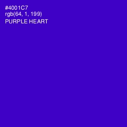 #4001C7 - Purple Heart Color Image