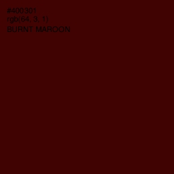 #400301 - Burnt Maroon Color Image