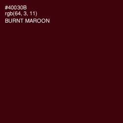 #40030B - Burnt Maroon Color Image