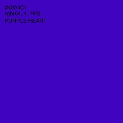 #4004C1 - Purple Heart Color Image