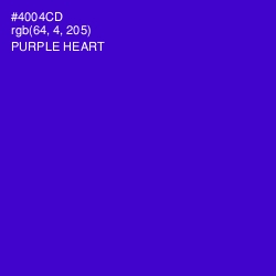 #4004CD - Purple Heart Color Image