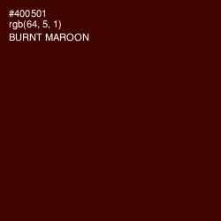 #400501 - Burnt Maroon Color Image