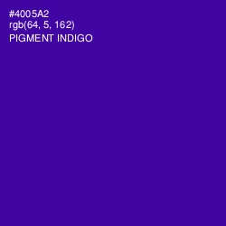 #4005A2 - Pigment Indigo Color Image