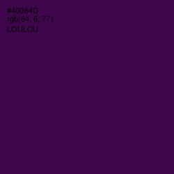 #40064D - Loulou Color Image