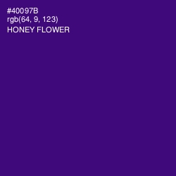 #40097B - Honey Flower Color Image