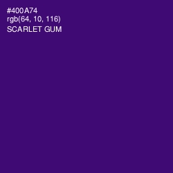 #400A74 - Scarlet Gum Color Image