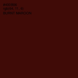 #400B06 - Burnt Maroon Color Image