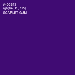 #400B73 - Scarlet Gum Color Image