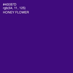 #400B7D - Honey Flower Color Image