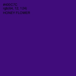 #400C7C - Honey Flower Color Image