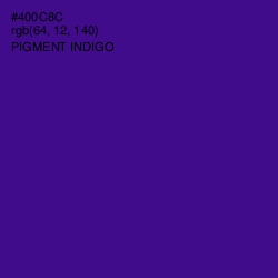 #400C8C - Pigment Indigo Color Image