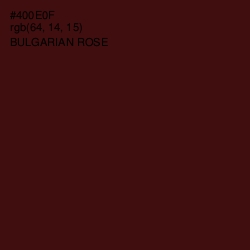 #400E0F - Bulgarian Rose Color Image