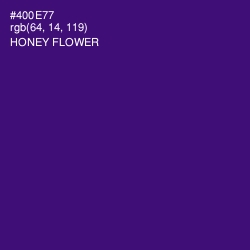 #400E77 - Honey Flower Color Image