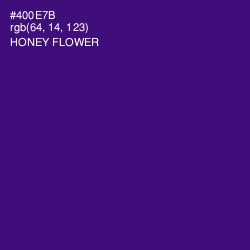 #400E7B - Honey Flower Color Image