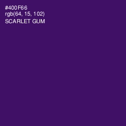 #400F66 - Scarlet Gum Color Image