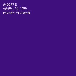 #400F7E - Honey Flower Color Image