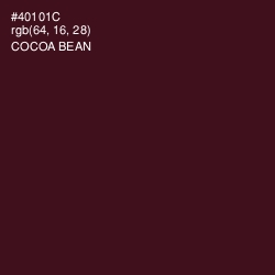 #40101C - Cocoa Bean Color Image