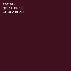 #40101F - Cocoa Bean Color Image