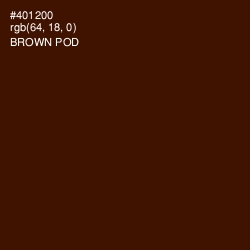 #401200 - Brown Pod Color Image