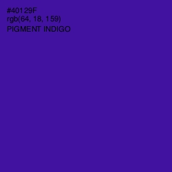 #40129F - Pigment Indigo Color Image