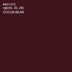 #40141C - Cocoa Bean Color Image