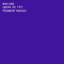 #40149D - Pigment Indigo Color Image