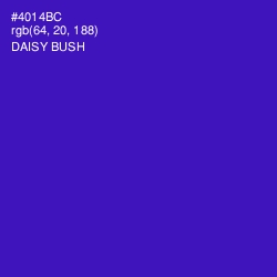 #4014BC - Daisy Bush Color Image