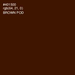 #401500 - Brown Pod Color Image