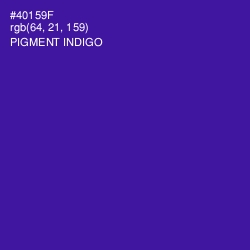 #40159F - Pigment Indigo Color Image