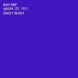 #4016BF - Daisy Bush Color Image