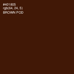 #401805 - Brown Pod Color Image