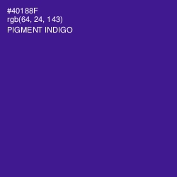 #40188F - Pigment Indigo Color Image