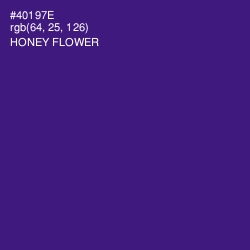 #40197E - Honey Flower Color Image