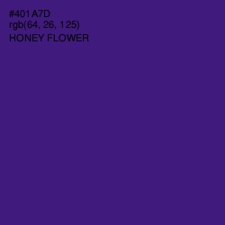 #401A7D - Honey Flower Color Image